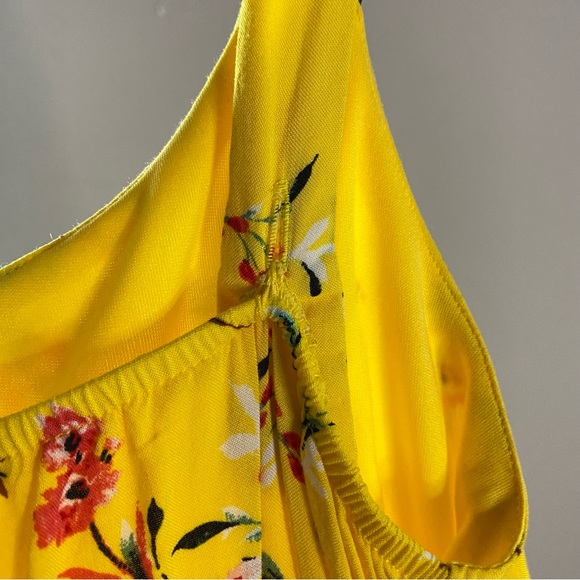 🌸3/$30🌸 Walking On Sunshine Girls’ Yellow Floral Dress - Picture 5 of 8